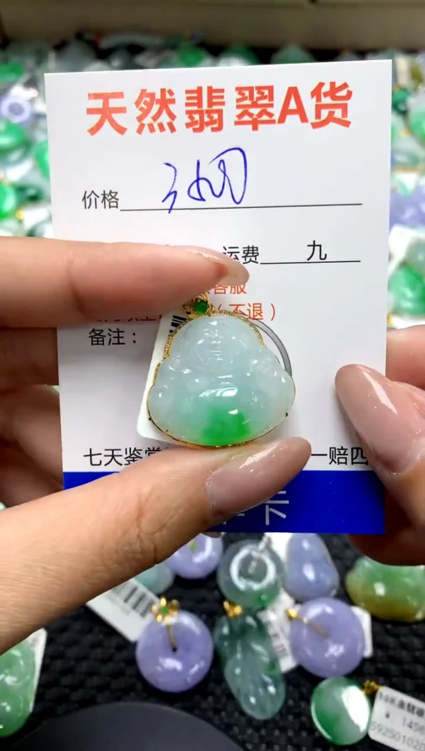【闪购商品】翡翠颈饰18K金镶嵌111111111