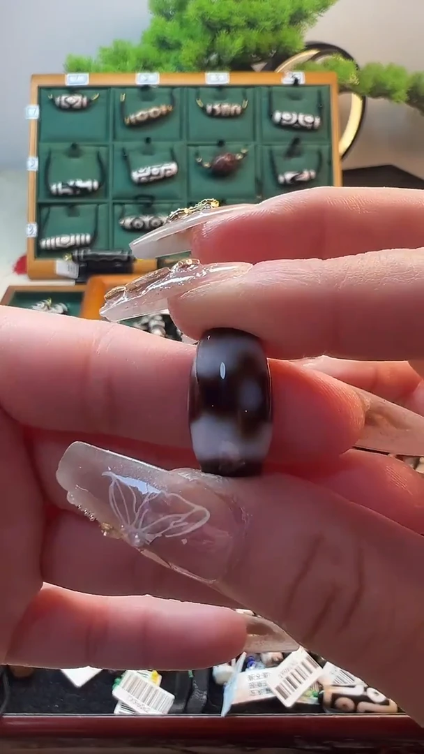 玛瑙/玉髓（覆膜）颈饰未镶嵌37（微瑕随机发货）