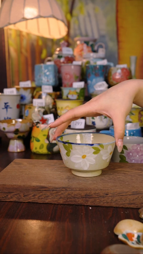 摆件泥垚手作 景德镇手工手绘器物  微瑕