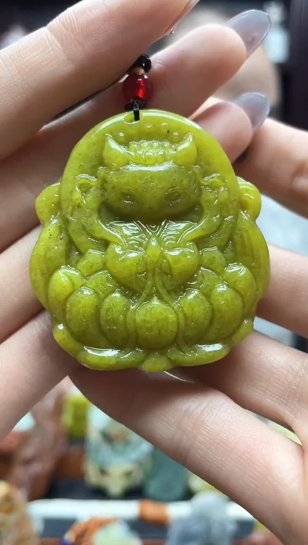 未镶嵌岫玉吊坠·多样性发货拍一发一