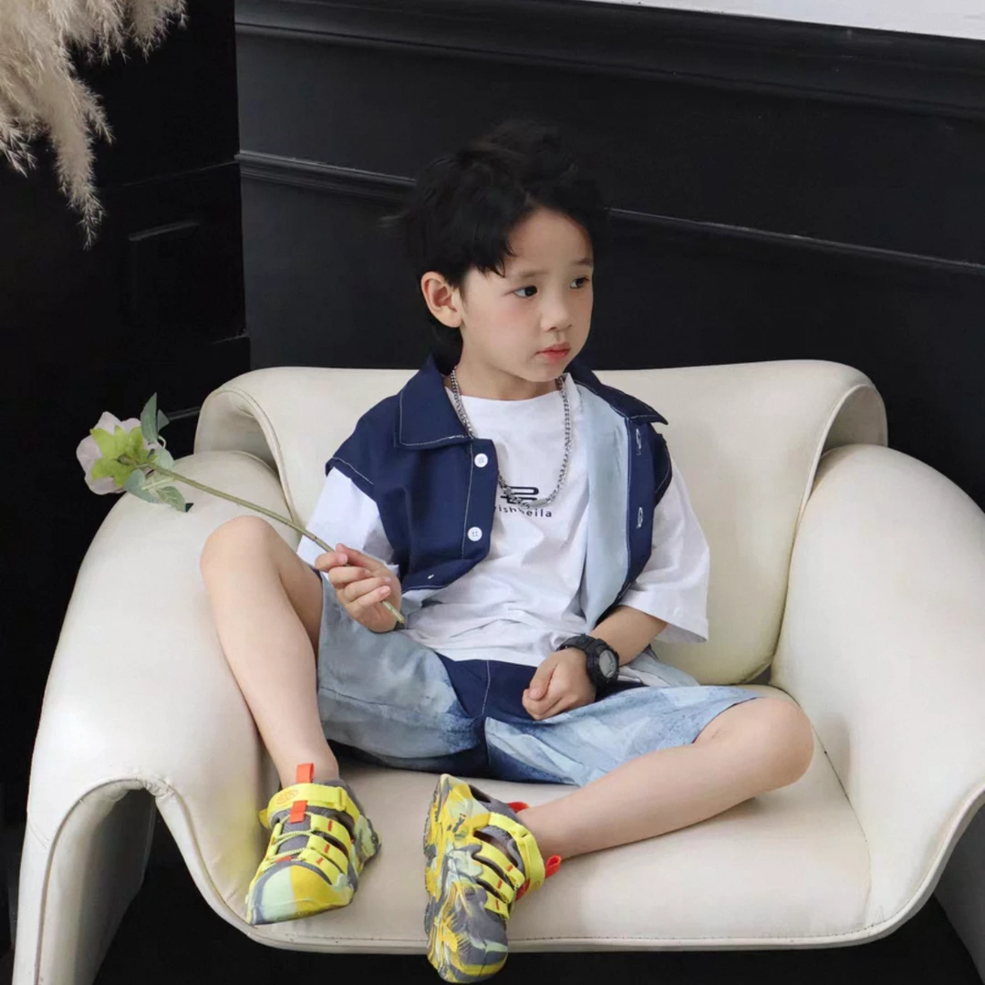 【糖果色溯溪】25008 男女童包头凉鞋2025新款潮品沙滩鞋运动凉鞋