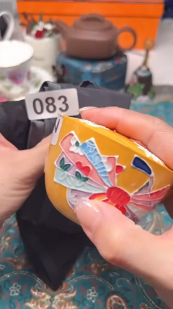 瓷片瓷片柴窑烧制半手工多人