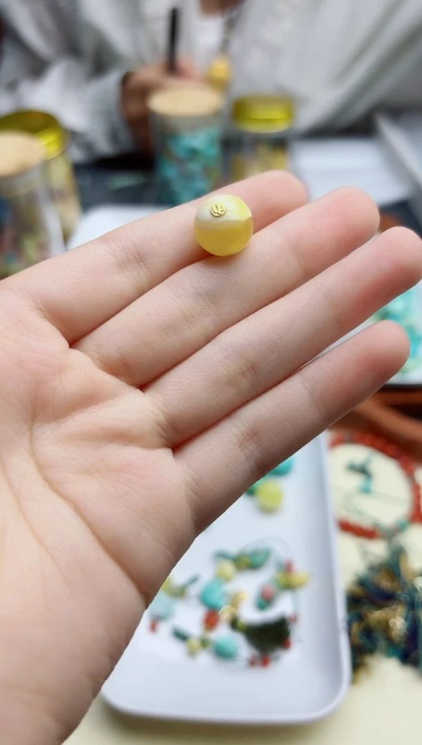 未镶嵌蜜蜡裸石蜜蜡单珠配饰11mm+GW