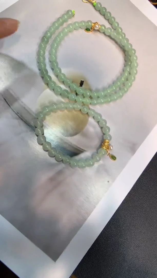 未镶嵌手串翡翠长串＋手串一套