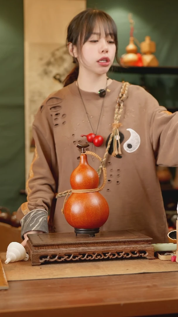 255号精品天然大漆酒葫芦一物一拍~