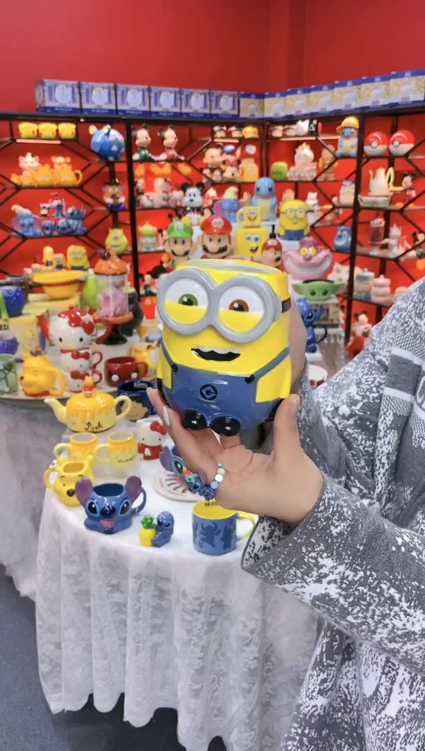 【闪购商品】1@@小黄人鲍勃陶瓷杯