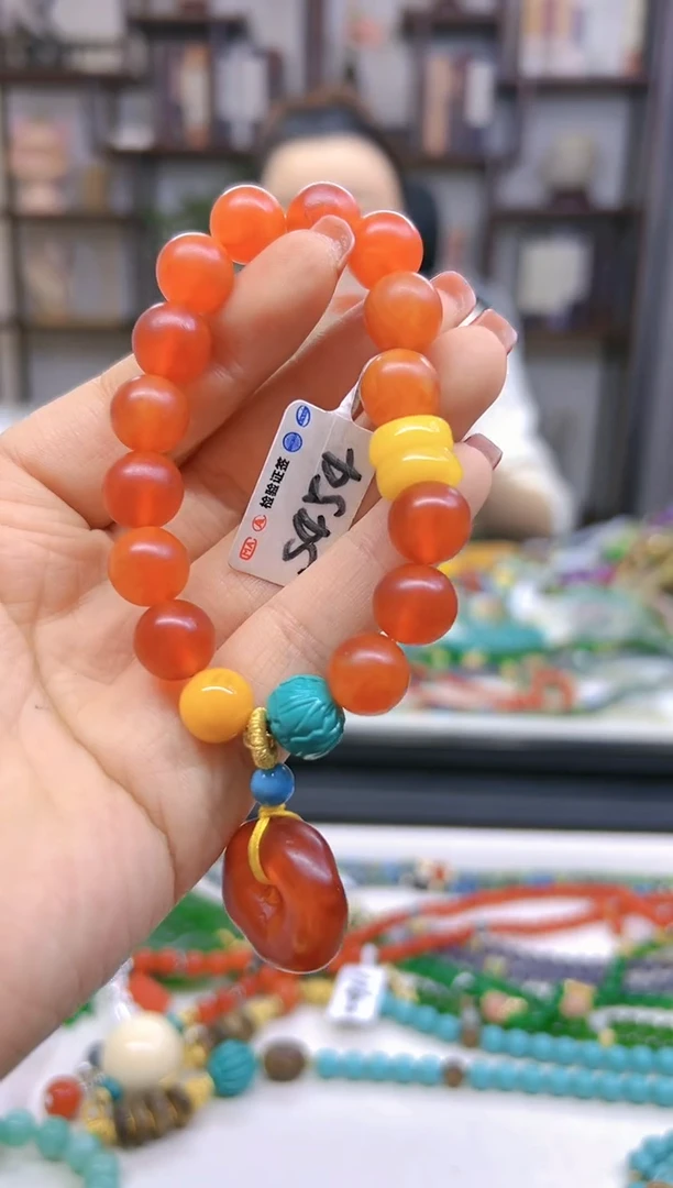 【闪购商品】蜜蜡手链未镶嵌DIY款S454