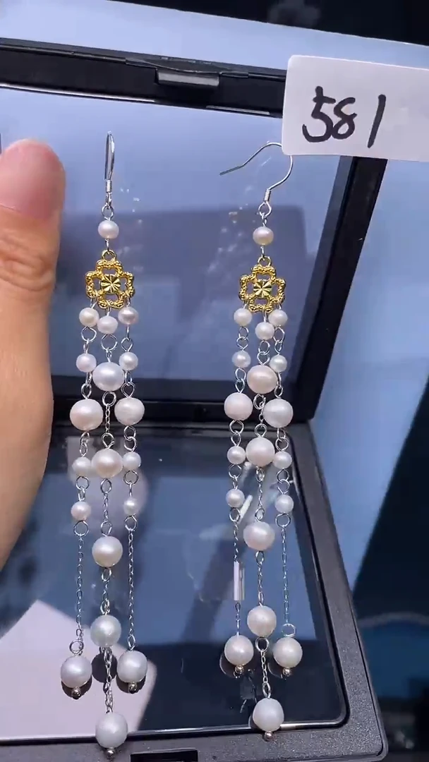 未镶嵌耳饰淡水珍珠喜欢拍