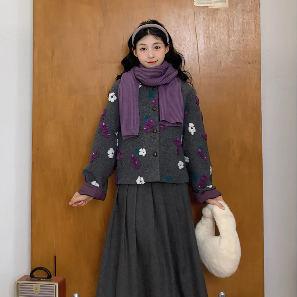 张汽水冬季外套（点预约带围巾）