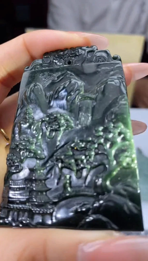 颈饰未镶嵌翡翠34809