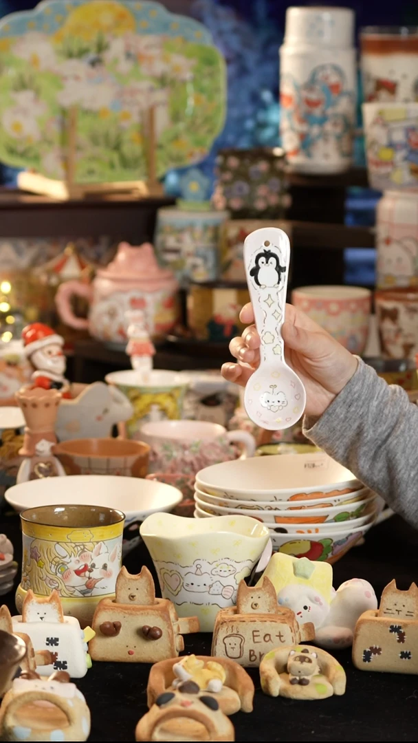 其他陶景德镇釉下彩手绘设计师款陶瓷