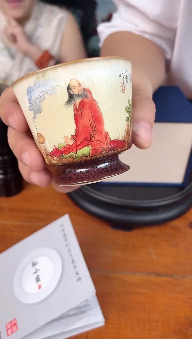 瓷片景德镇陶瓷摆件流水20