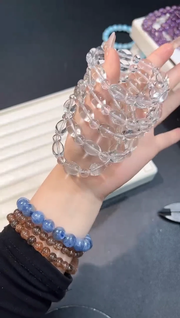 【闪购商品】水晶手串未镶嵌6Z多样性发其一/1条默认微瑕