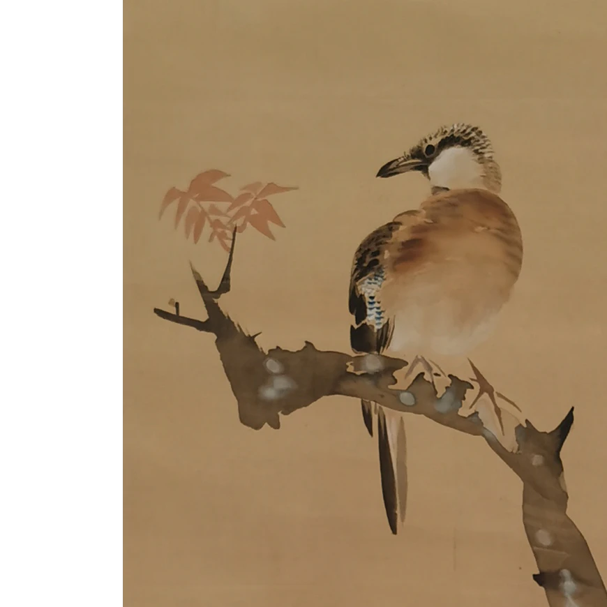 【辽拍】V250709-2-314《花鸟》（3平尺) 绢本立轴   dll29