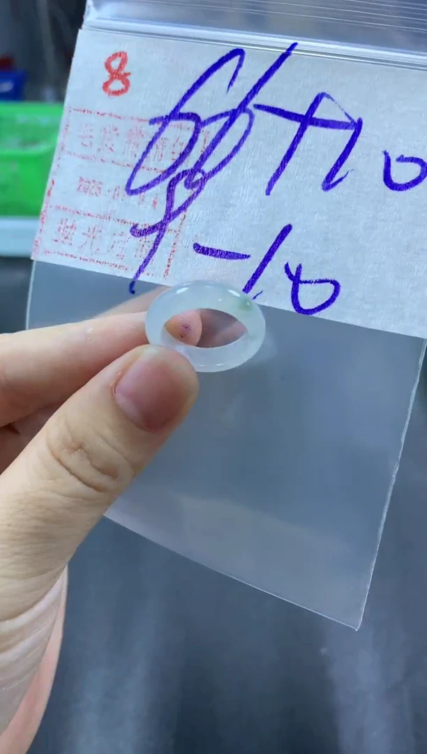 未镶嵌定制翡翠戒圈9-10#76毛货需精细抛光