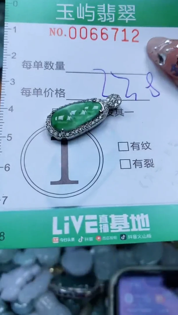 【闪购商品】翡翠颈饰未镶嵌闪购0066712