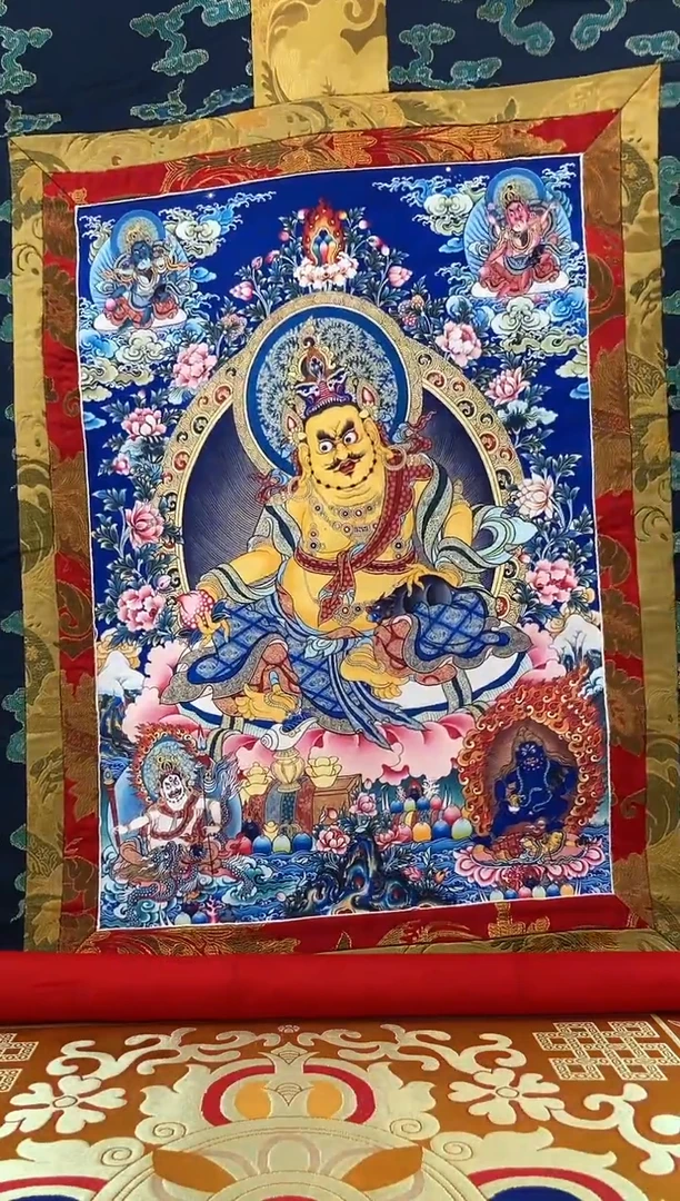 装裱画1.3蓝色水波 五财 29