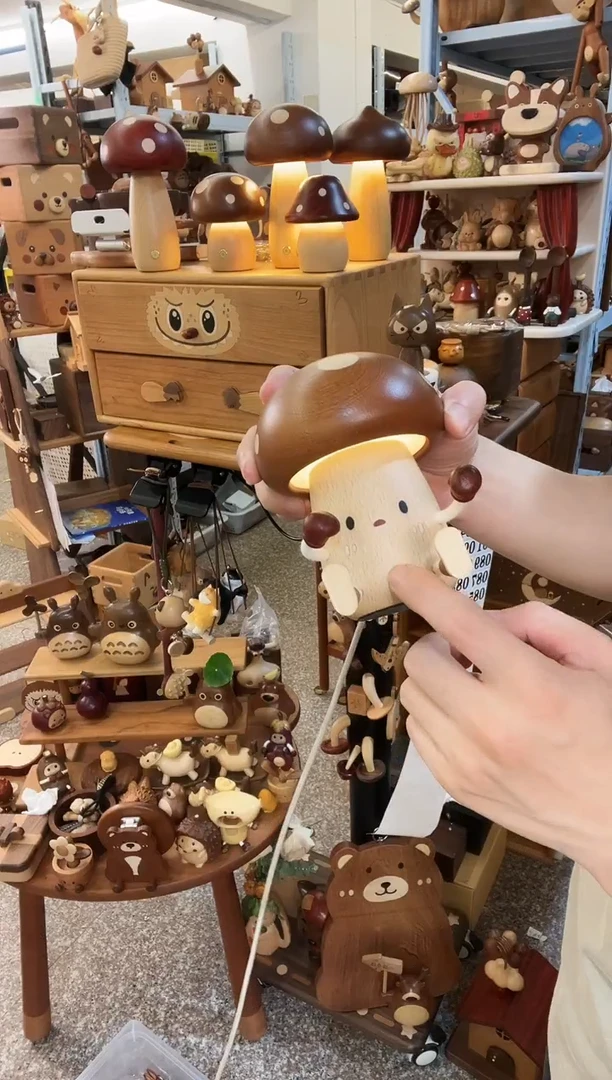 木原木拳击蘑菇灯