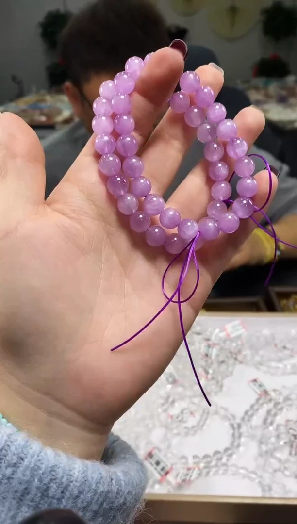 未镶嵌锂辉石手串手串688多样性发其一