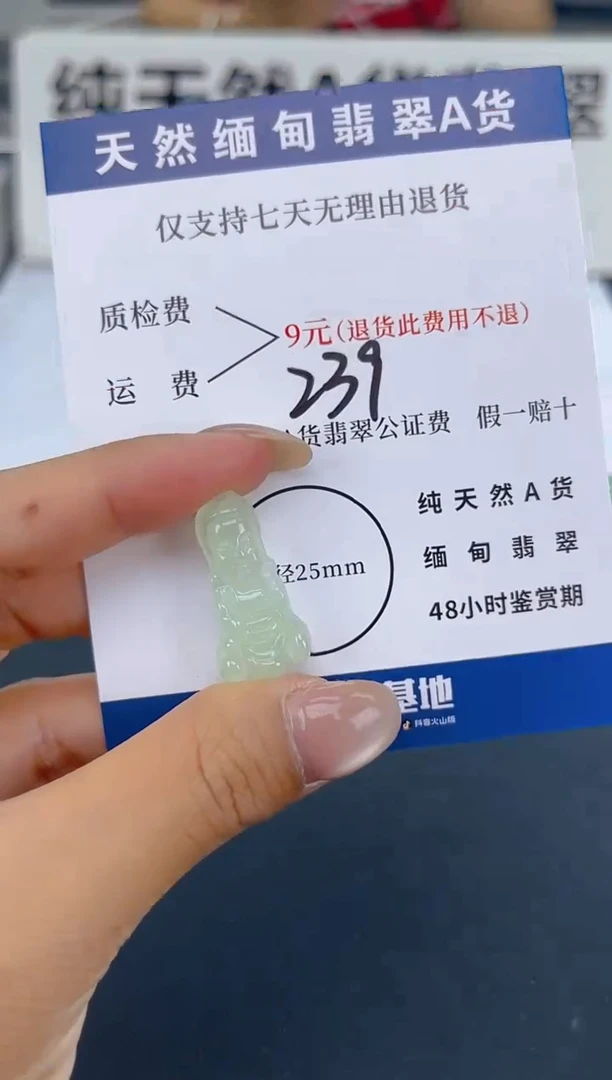 颈饰未镶嵌翡翠纯天然缅甸翡翠A货