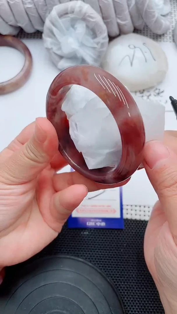 未镶嵌手镯石英质玉95-53-54