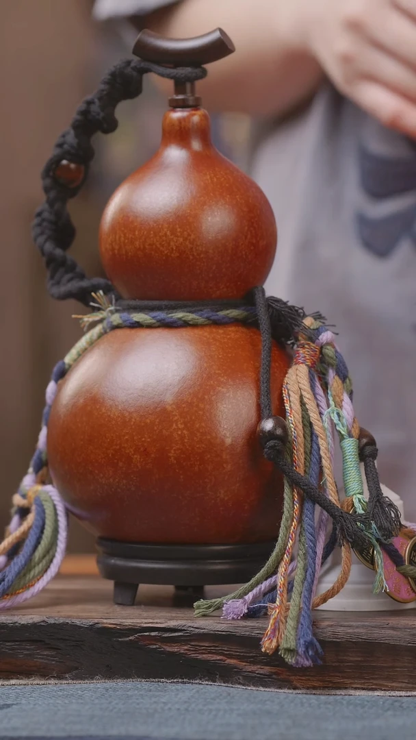 1443号精品大漆葫芦防腐防渗装水茶酒