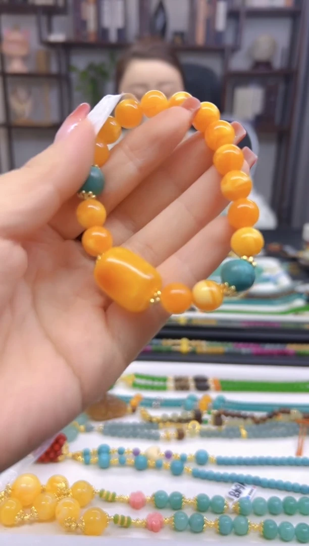 【闪购商品】蜜蜡手链未镶嵌手链S253