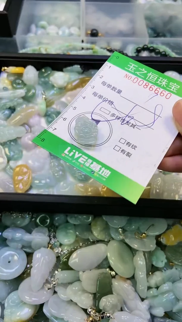 翡翠未镶嵌颈饰闪购0086660多样性发其一