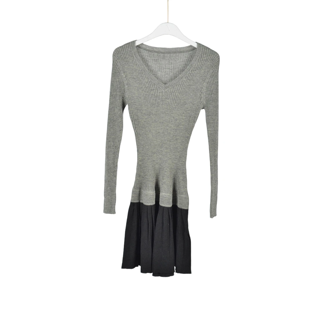 GPC1【专柜捡漏】高端优雅时尚女装GYC-连衣裙3001-灰色