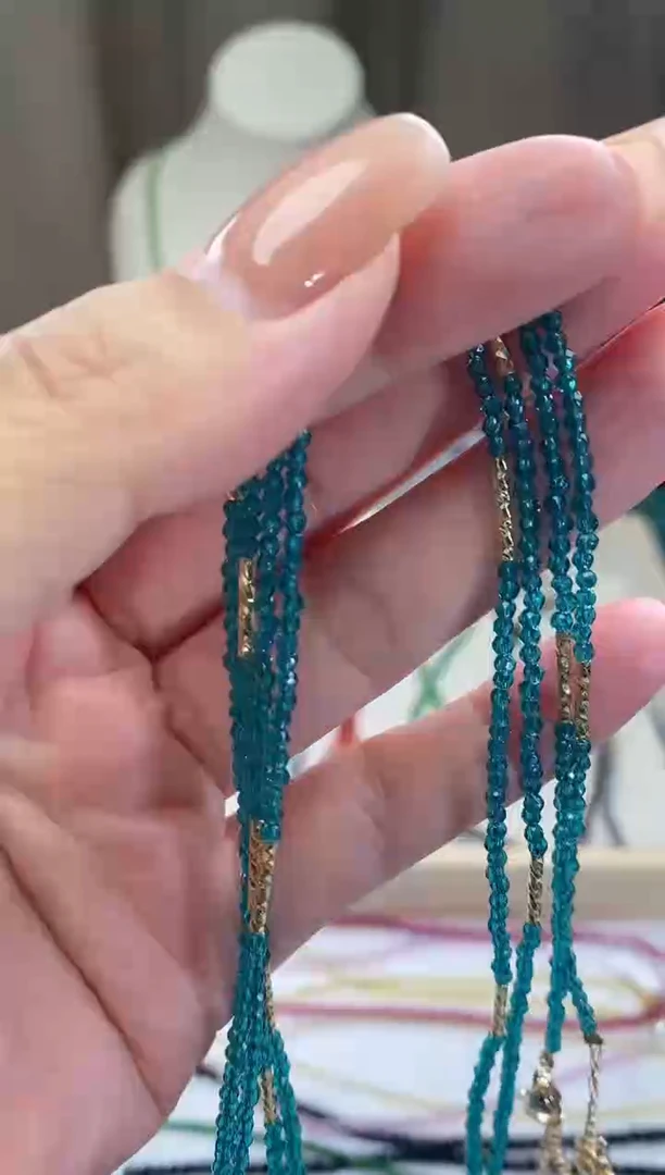 【闪购商品】尖晶石颈饰14K金镶嵌诗颜甄选珠宝SYZB26