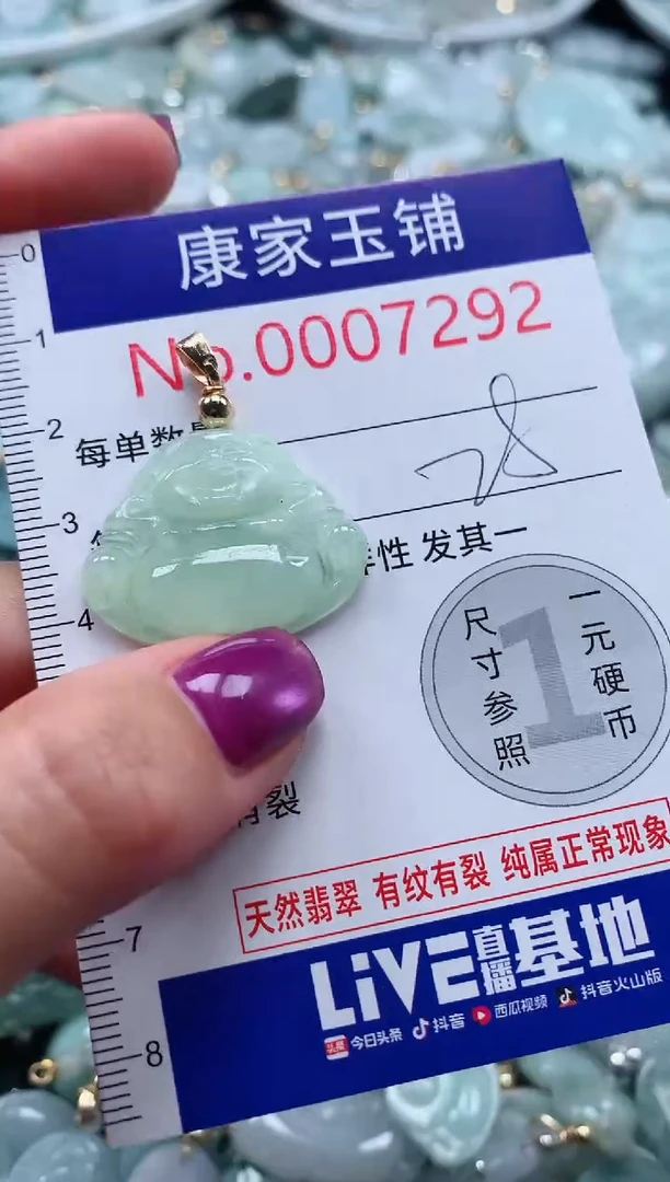 颈饰未镶嵌翡翠7292