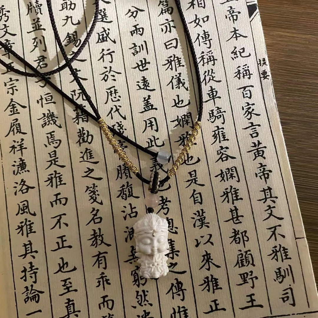 猛犸牙原创设计十二生肖八大守护传统百搭吊坠