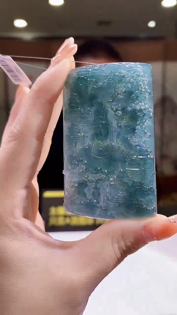 未镶嵌定制翡翠38/1104/W/多样性发其一件/观音