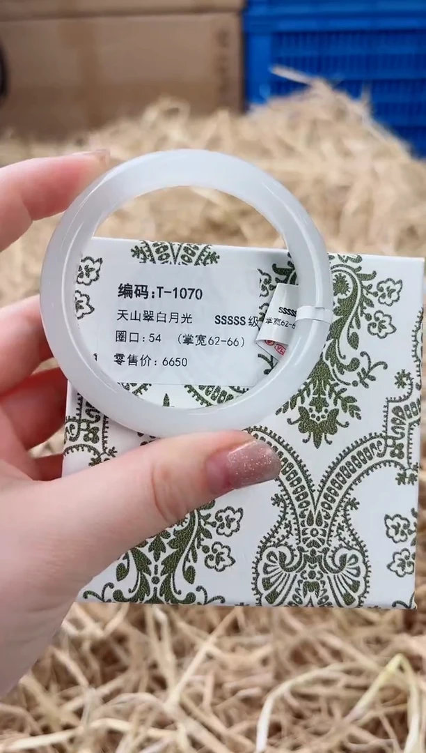 未镶嵌手镯石英质玉T-1070