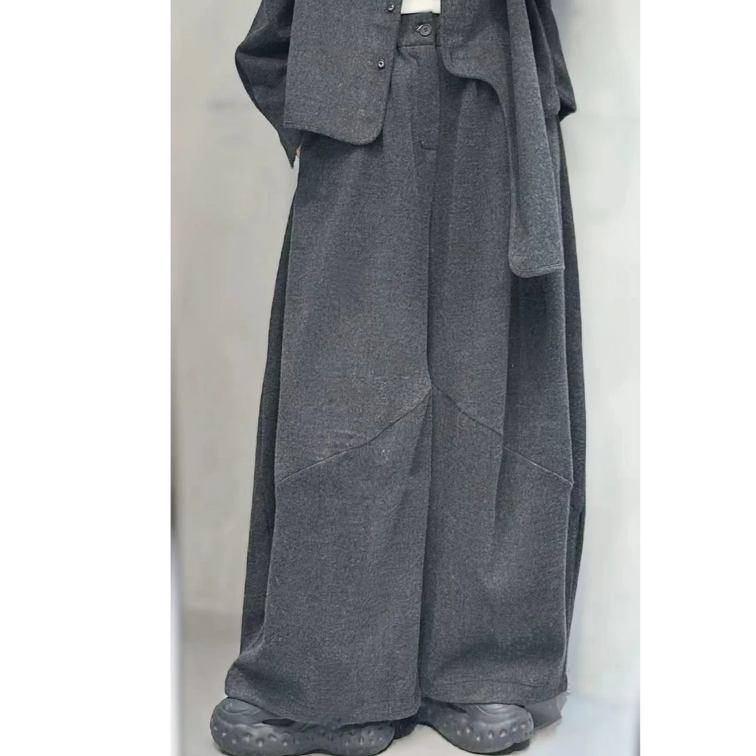 舟 · 丹轻奢厚款羊绒长裤-H-3601