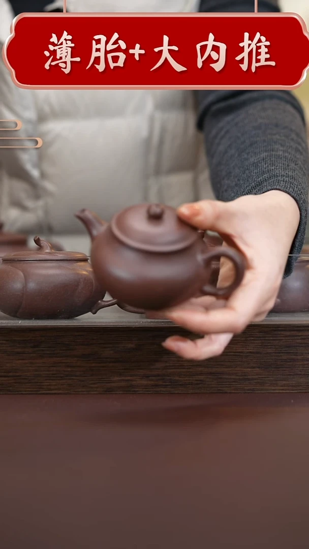 茶壶紫砂直播间专属原矿手工GP7