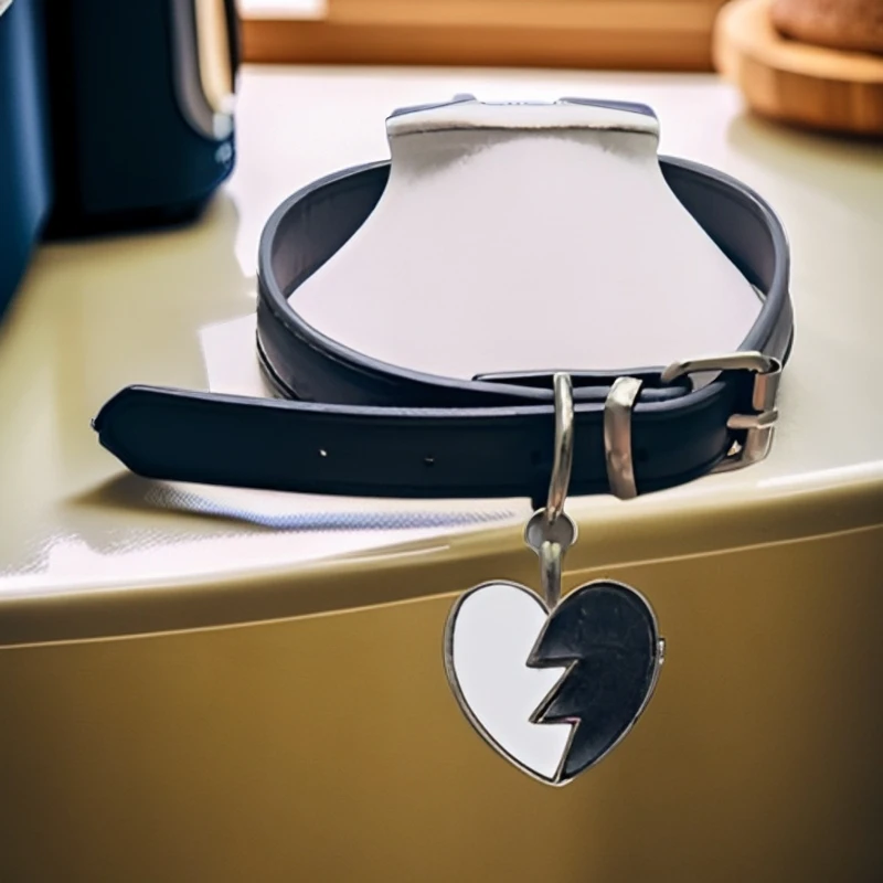 合金皮质吊坠  CHOKER项圈 女颈带 气质轻奢时尚个性黑色网红甜酷