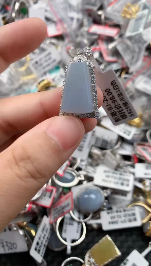 银S925镶嵌戒指翡翠111    1