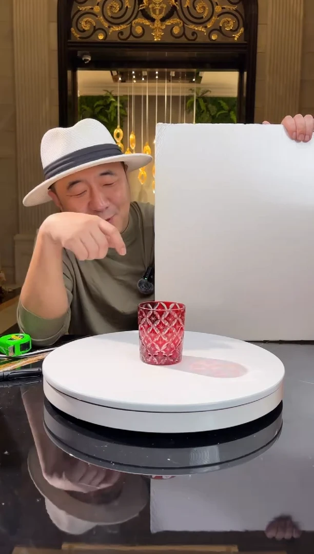 【闪购商品】摆件AJ1116061红色刻花杯子