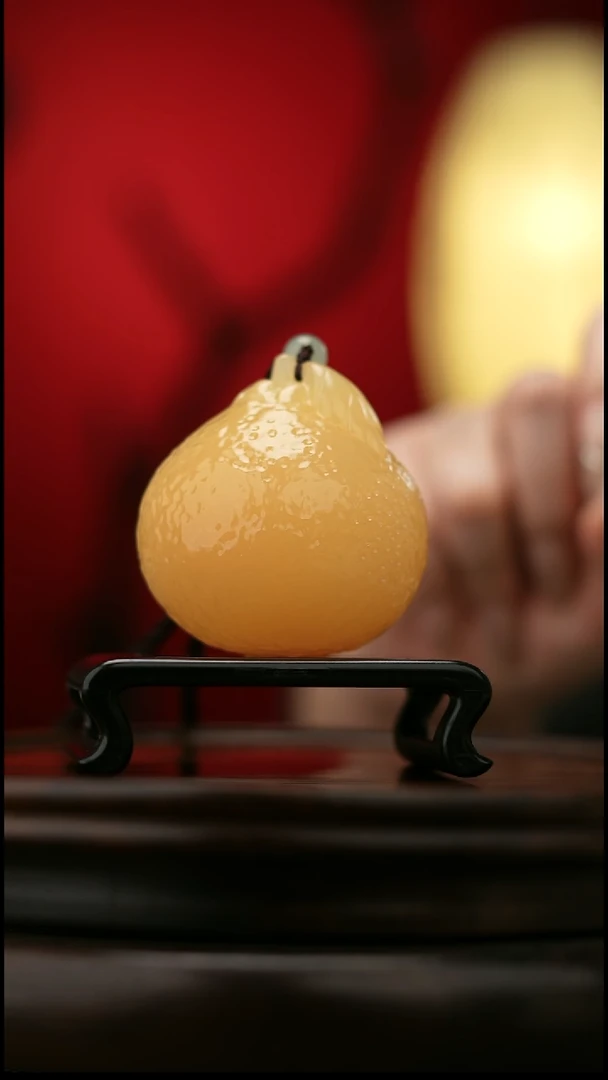 玉【大吉大利】天然玉石手把件