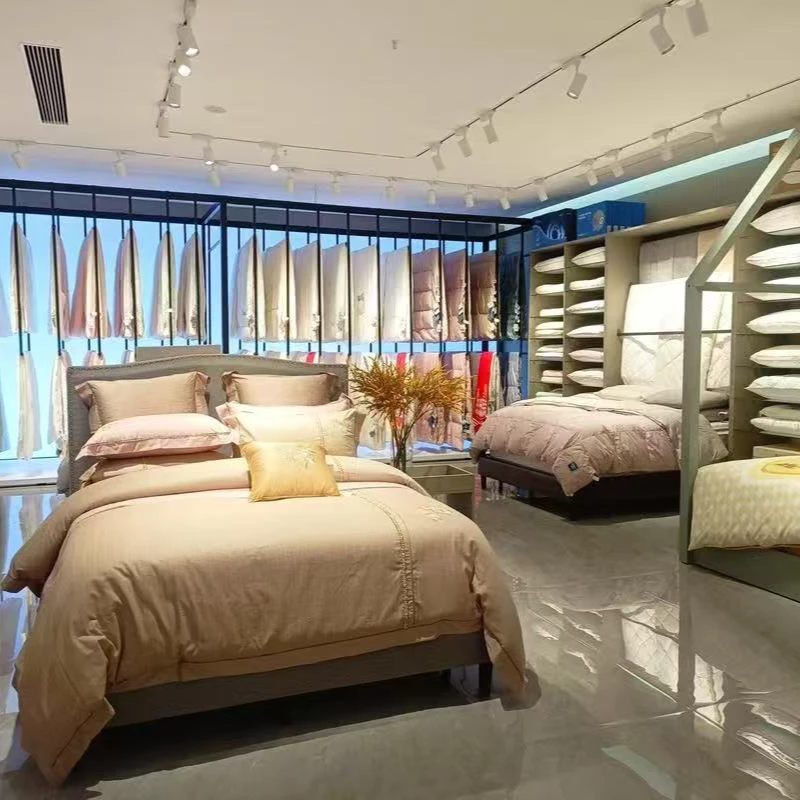 {品牌尾单}--双层纱四件套--如梦花语（纽扣）轻奢亲肤