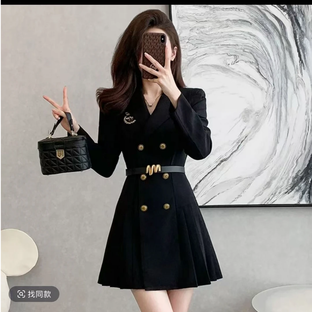 小七【F101-F200】气质高高时尚连衣裙