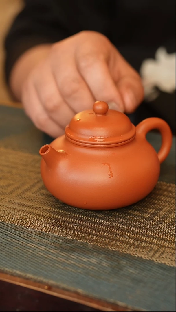 【闪购商品】紫砂茶壶喀左紫砂一线堂口，原矿手工制作200朱泥