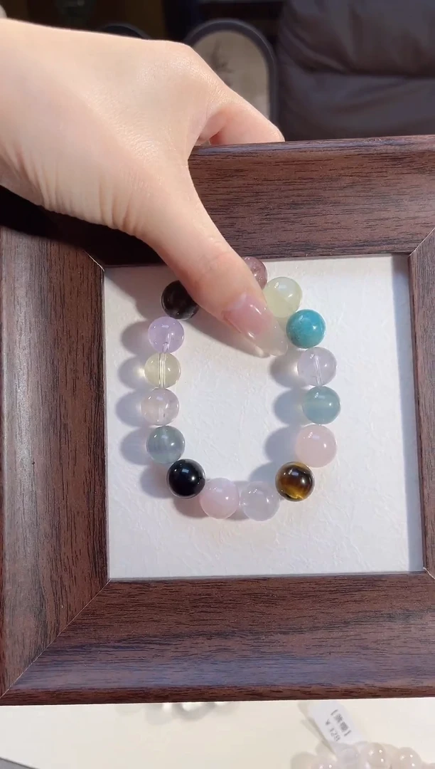 未镶嵌手串水晶天河石多宝