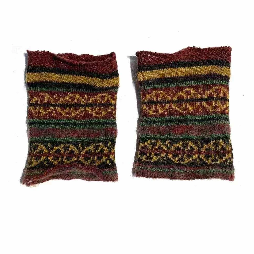 西子分享Z24FW7205 左岸迷香 羊毛混纺 拼色【袖套】