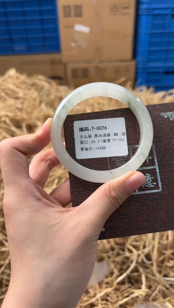 未镶嵌手镯石英质玉T-0076