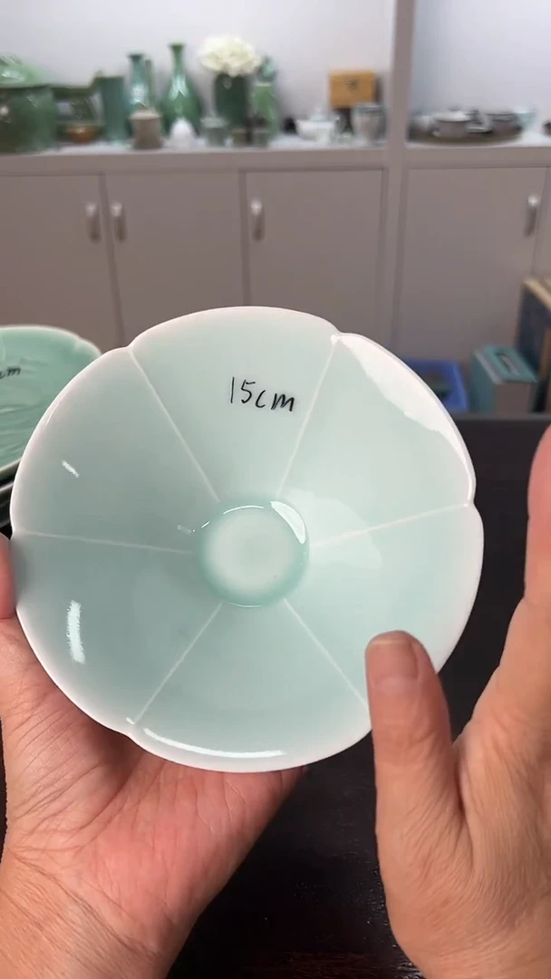 龙泉云间青瓷小米茶器