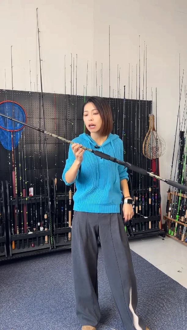 2.1m碳素军色迷彩2.28米枪柄（瑕疵尾货竿，没有售后，介意勿拍）