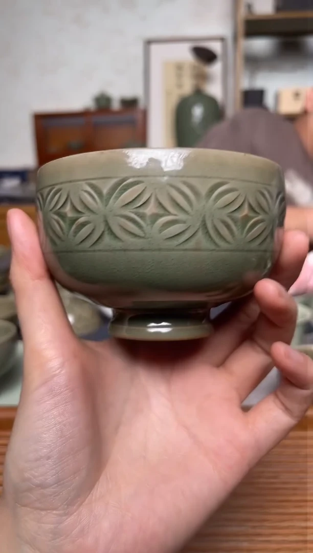 【闪购商品】其他王晓娜套钱纹大缸杯