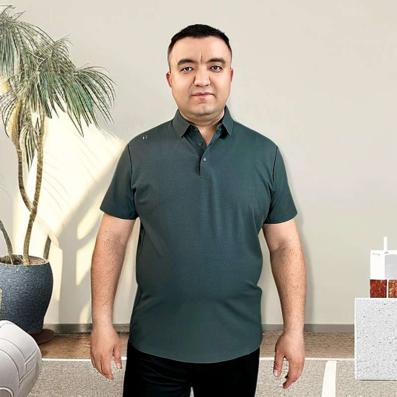 夏季男装速干短袖翻领Polo衫衣商务休闲薄款透气纯色15800